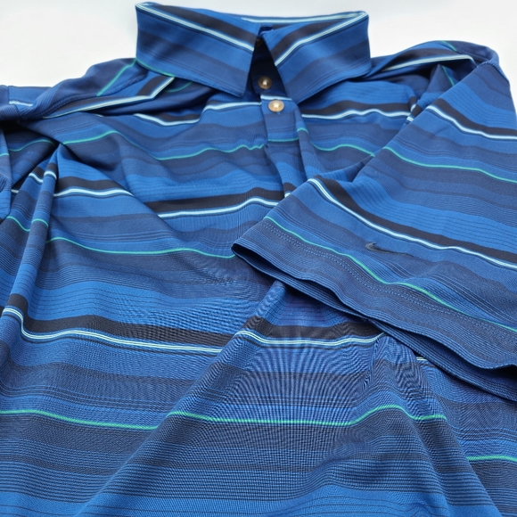 Nike Golf Fitdry Polo T-Shirt / Men's Large / Blue - Picture 1 of 3